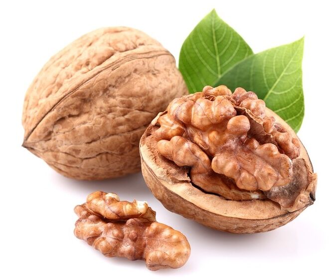 NEOflorax sudėtyje yra graikinių riešutų